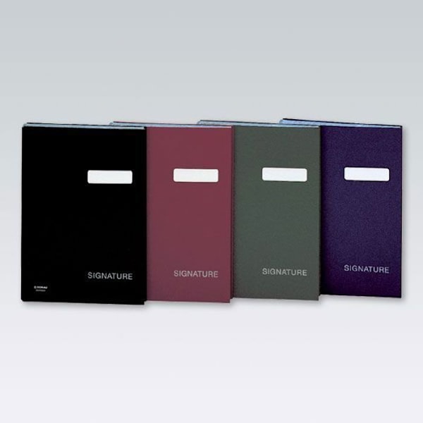 Dossier suspendu - underdossier Donau - 8690001-01 - SIGNATURBESLAG , KARTONG/PP, A4, 450GSM, 20 PLATS, SVART