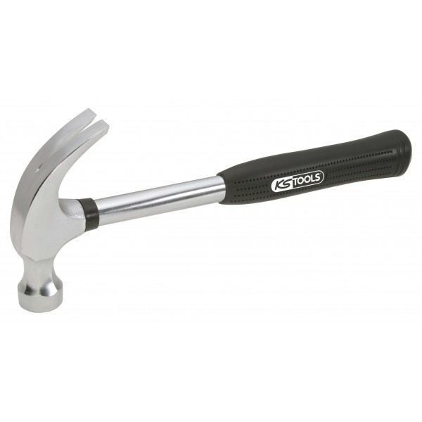 Packerhammare - KSTOOLS - KS 600 g KROM - polerat huvud och stålrörshandtag - Svart