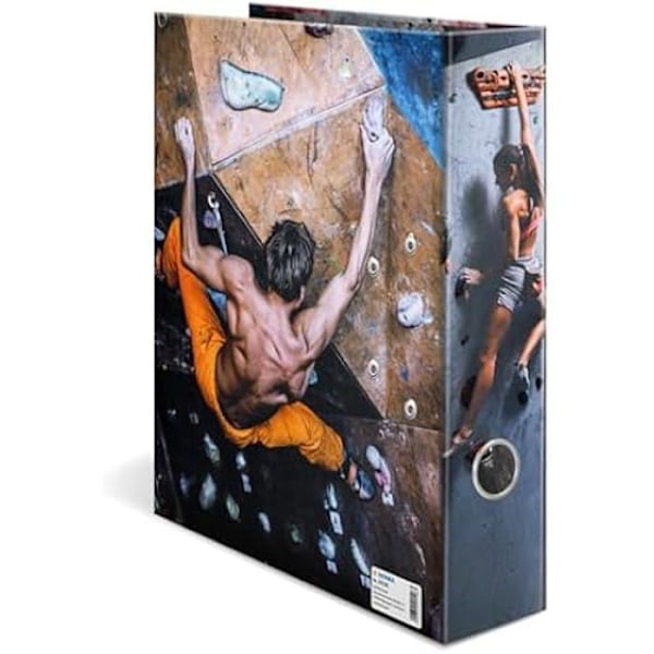 Häftpostfickor - HERMA - 20106 - A4 - 70 mm - Sportmönster - Blanka finish Bouldering