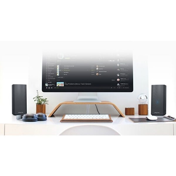 Compact Hi-FI 2.0 Desktop-högtalare - Creative T100 - Svart - Klassisk - Tidlös