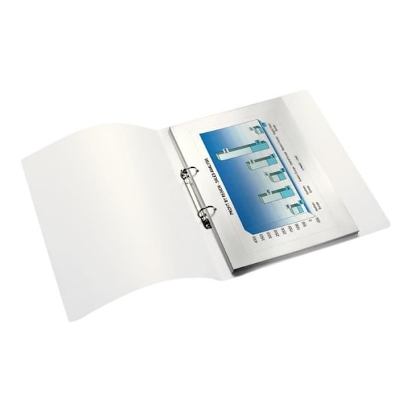 Leitz WOW - Ringpärm - A4 - för 190 ark - lila metallic