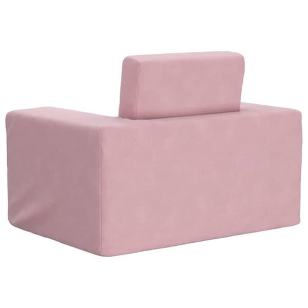Soffa säng för barn Rosa Plysch mjuk