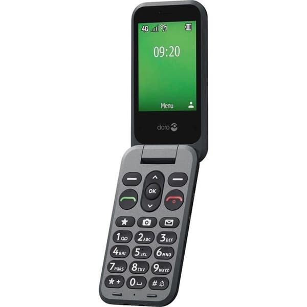 Doro Leva E20 2,8” 4G Nano SIM Grafit Svart