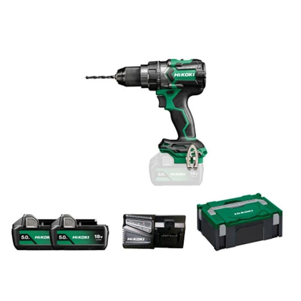 Borrskruvdragare HIKOKI 18V 5.0Ah 140 Nm - DS18DCWPZ