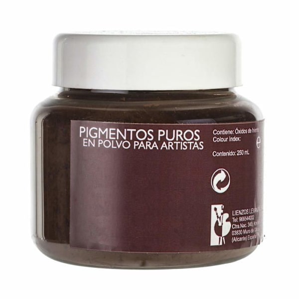 Lienzos levante - 0210122013 - Pure Pigment i 250 ML Pot, 13, Burnt Sienna Color