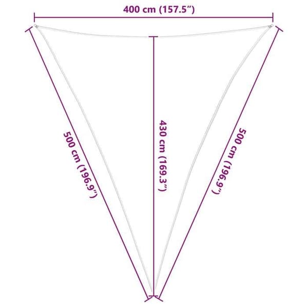 vidaXL Ljusgrå och vit skugga 4 x 5 x 5 m 42031207