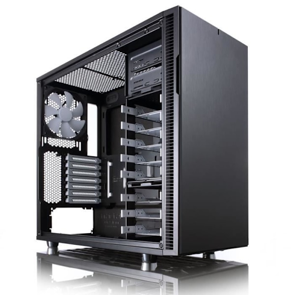 FRACTAL DESIGN PC CASE Define R5 - Medium Tower - Svart - ATX-format (FD-CA-DEF-R5-BK)