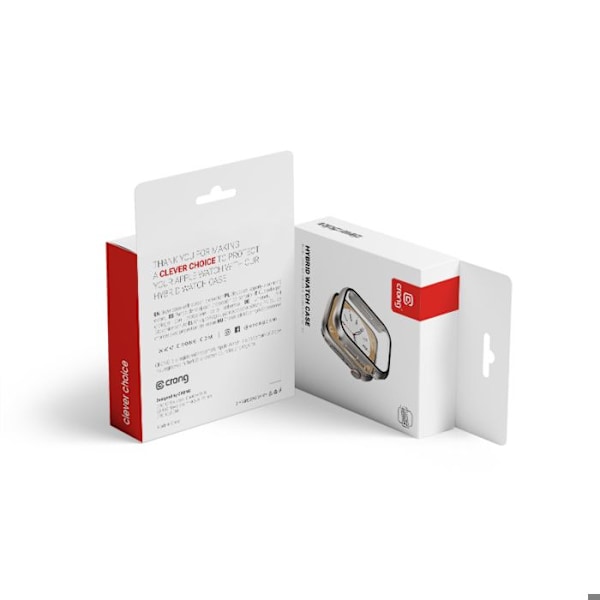 Hybridhus Crong för Apple Watch 41 mm (Starlight)