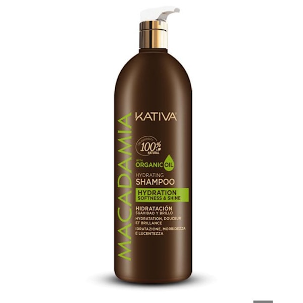 KATIVA Macadamia Schampo 1000 Ml - C0808408 kastanj