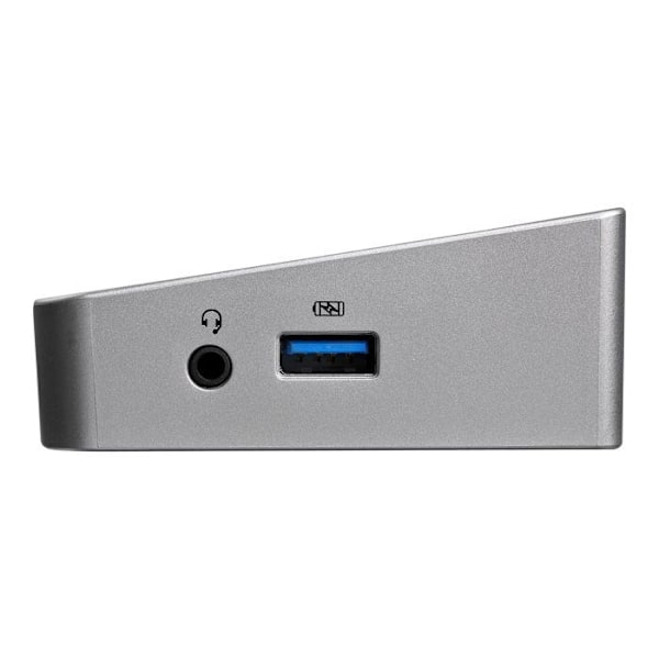 USB 3.0 docka - STARTECH.COM - Trippel display - 4K - För bärbar dator - Svart