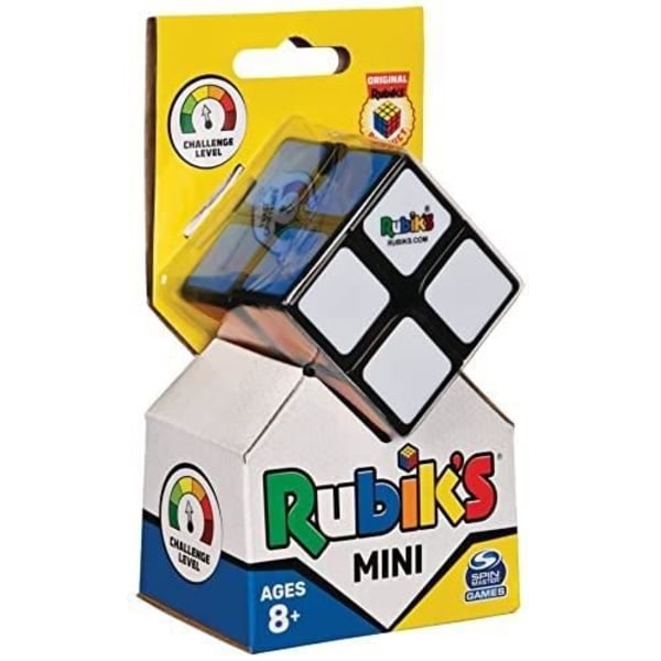 RUBIK'S, SPIN MASTER, 2 X 2 MINI, ORIGINALET, MED 2 LAG PÅ 4 KUBAR Flerfärgad