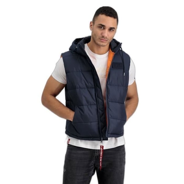 Alpha Industries FD dunjacka - mörkblå - S Mörkblå M