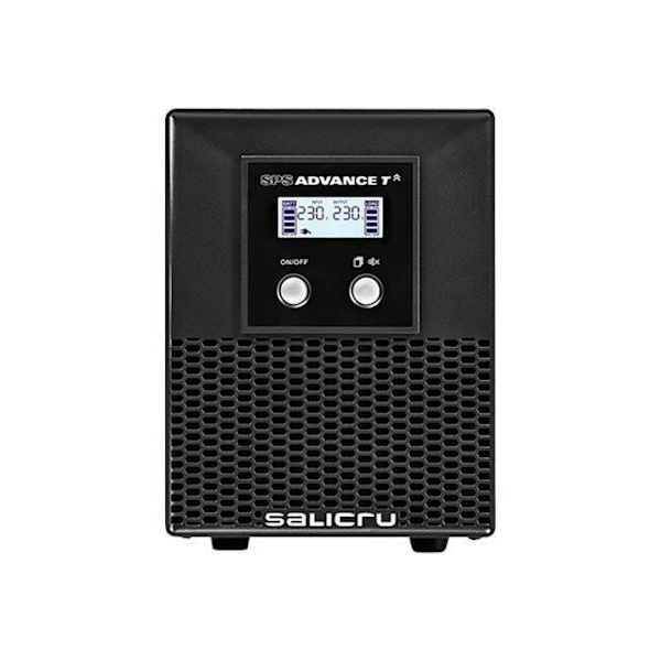 SALICRU SPS ADVANCE T 2000 Inverter AC 230 V 1400 Watt 2000 VA Blysyra RS-232, USB-utgångskontakter: 6 aktiva PFC Svart