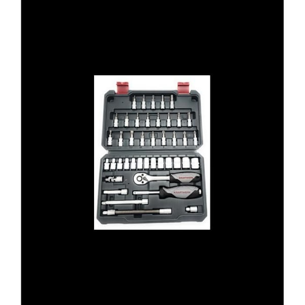Coffret med hylsor Basic-Line 1/4" 42 delar KRAFTWERK