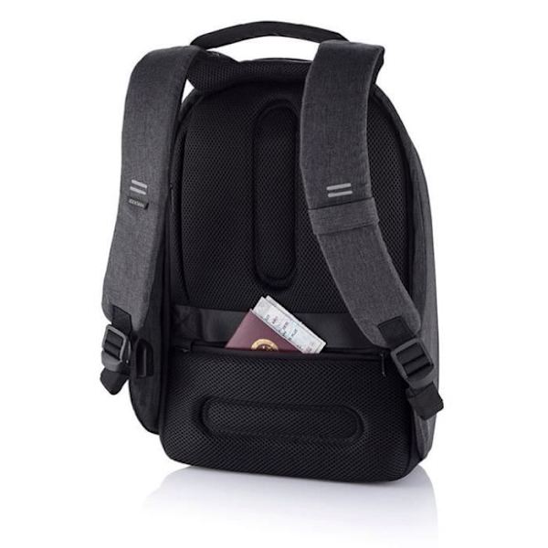 Ansluten ryggsäck - XD Design - Bobby Hero Small - Svart - Stöldskydd - 13,3 tum Svart