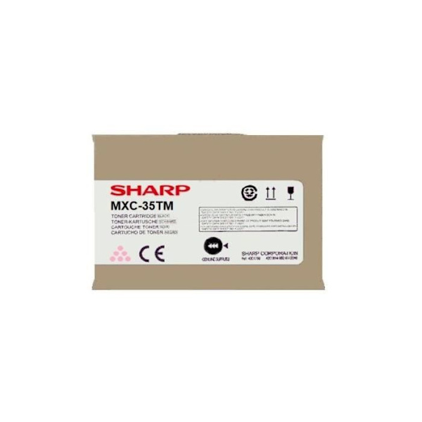 Tonerpatron - SHARP - MXC35TM - Magenta - Kompatibel med SHARP MXC35 - Förpackning med 1