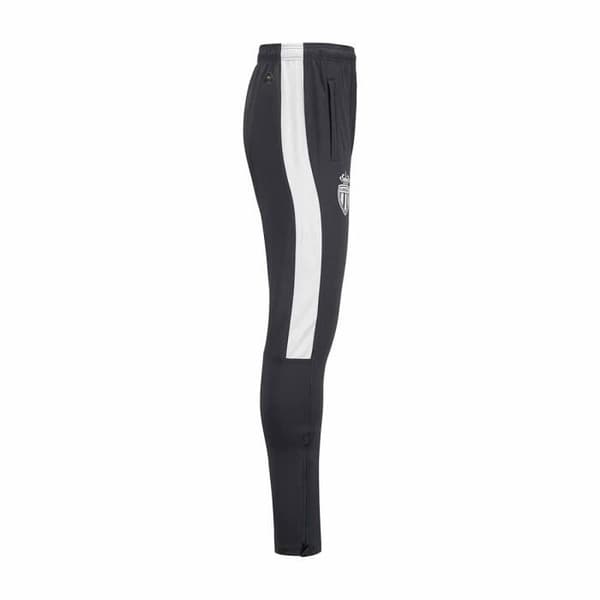 Abunszip Pro 8 AS Monaco 24/25 träningsbyxor för män - Mörkgrå, vit Mörkgrå, vit M