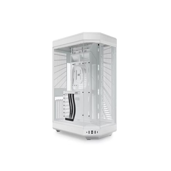 Hyte Y70 Mid Tower Fodral Vit (E-ATX/ATX/M-ATX/M-ITX) Svart, Vit