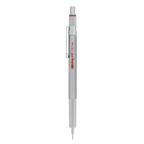 rOtring 600 mekanisk penna, 0,5 mm, silver (1852321)