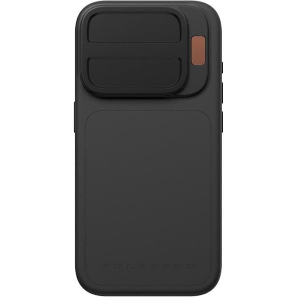Coque - PolarPro - LiteChaser - iPhone 15 Pro Max - Aluminium - Svart - Komplett skydd Svart
