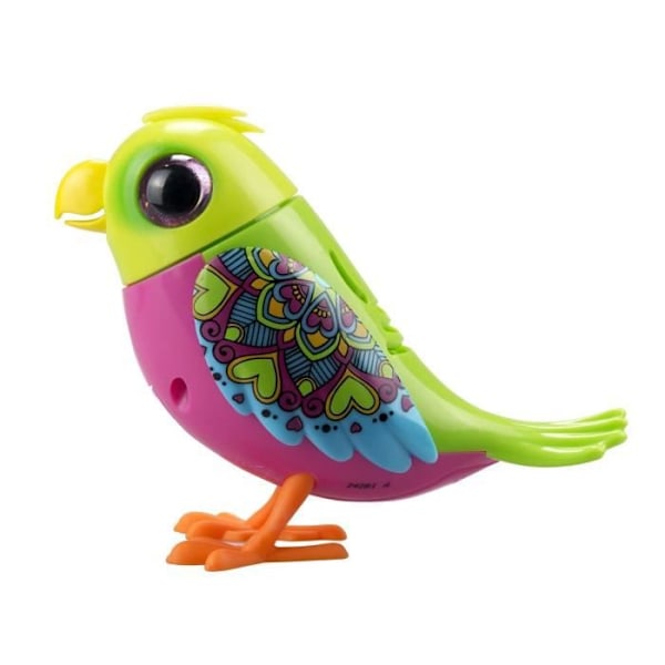 SILVERLIT DIGIBIRDS Interactive Bird - Whistles 60 Nursery Rhymes - Reagerar på röst och rör sig realistiskt Flerfärgad