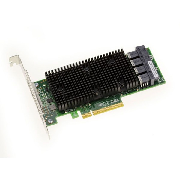 PCIe 3.1 SAS + SATA + NVMe 12GB 16 internt styrkort. OEM modell 9400-16i