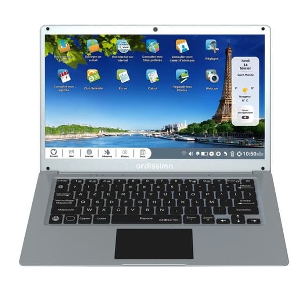 Bärbar dator Ordissimo Eve 4 14” Intel® Celeron® 8 GB RAM 256 GB SSD Grå