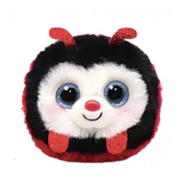 TY PUFFIES mjukis - Izzy the ladybug - Vit - För barn från 3 år och uppåt Flerfärgad