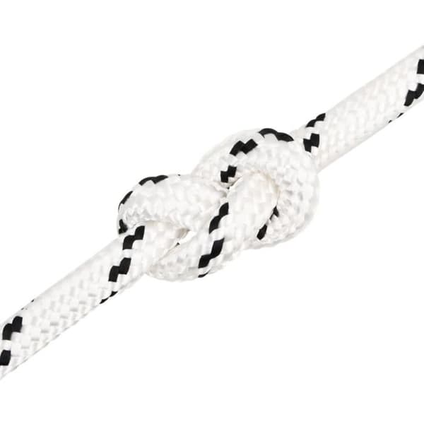 152789 vidaXL Arbetslina Vit 20 mm 25 m Polyester Vit