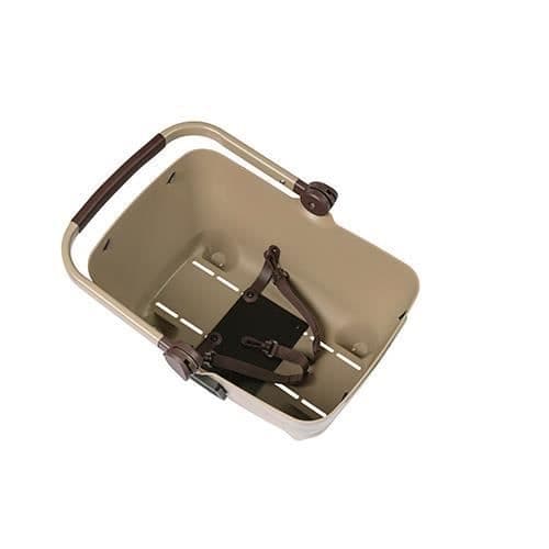 Hundkorg - Basil - Klickfix - Plast - Biscotti Brown - Mediumn beige