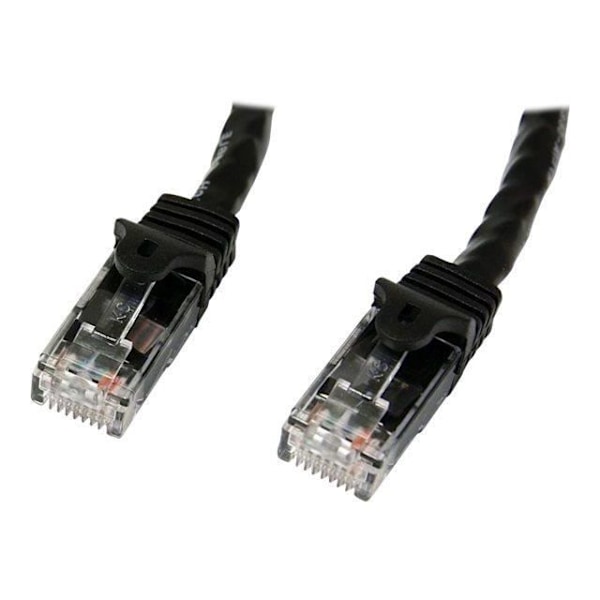 STARTECH Cat6 Gigabit UTP nätverkskabel - Hookless - 10 m - Anti-snag RJ45 Ethernet-kabel - Hane / Hane patchkabel - Svart