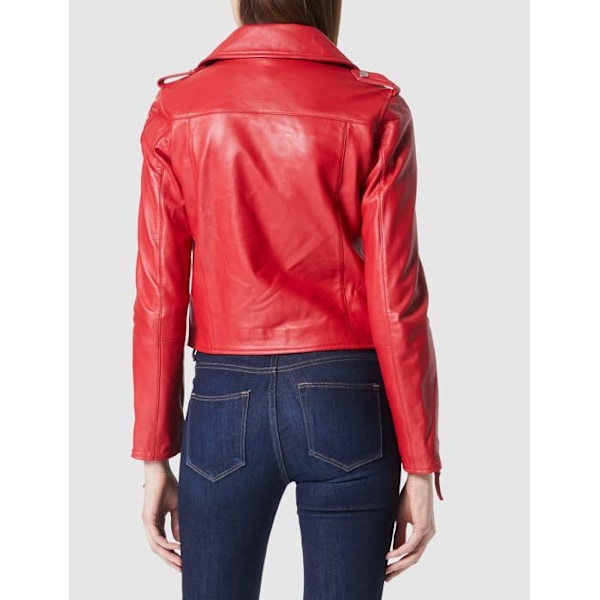 Jacka - perfecto - bomber Blauer - 21SBLDL02289 005975 - Pelle Capo Spalla Foderato Skinnjacka dam 547 Rosso Vivo XXL