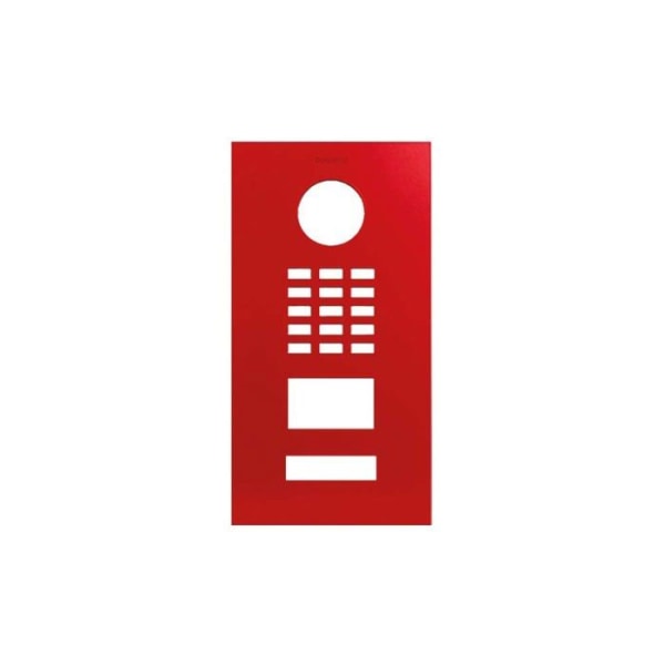 Intercom - Doorbird videodörrtelefon - FACE-D2101V RAL 3028 - Fasad för D2101V IP Video Dörrstation RAL 3028