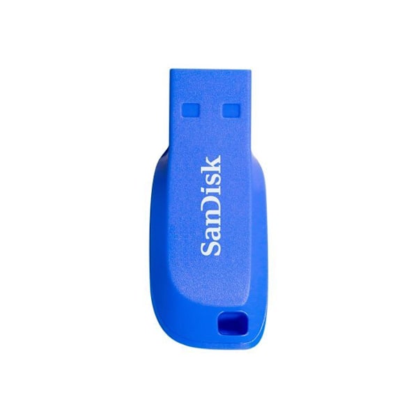 Cruzer Blade USB-nyckel - SANDISK - 32 GB - USB 2.0 - Elblått Blå