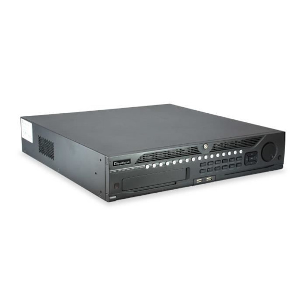 Nätverksvideoinspelare - LEVELONE - NVR-0764 - 8 RJ45-portar - 80 To - 64 videokanaler Svart