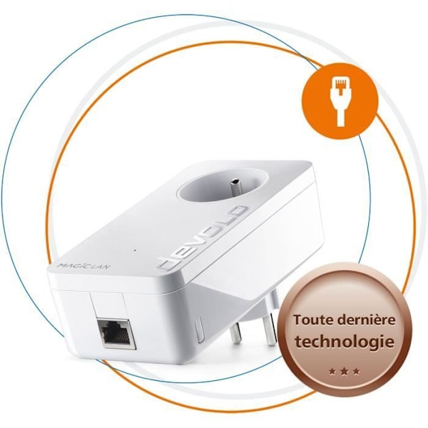 DEVOLO Magic 1 LAN - Förlängning - 1 PLC-adapter - 1200 Mbit/s
