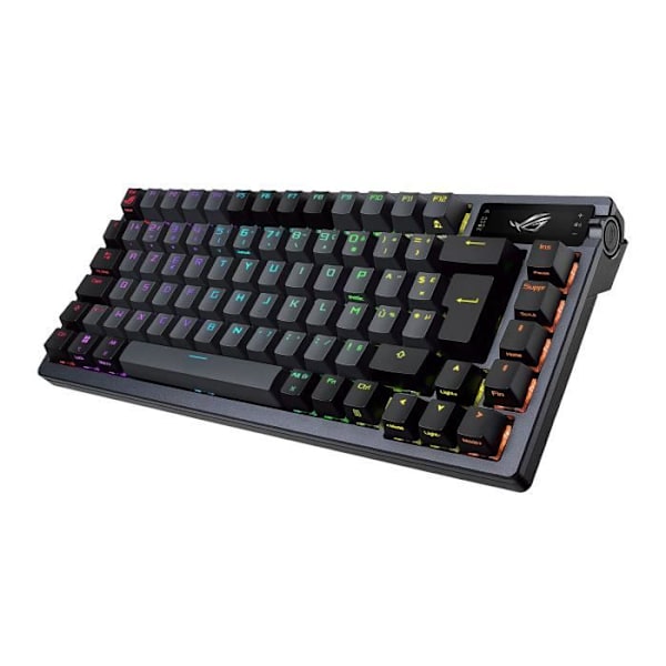 Trådlöst speltangentbord - ASUS - ROG AZOTH - RGB - N Key Rollover - Programmerbar Svart