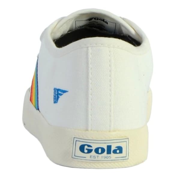 Basket Gola Coaster Rainbow Velcro - Off White Multi Benvit multi 32