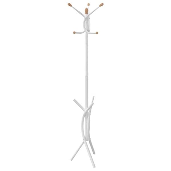 Vit hängare vit 176 cm pulverlackerad järn Vit
