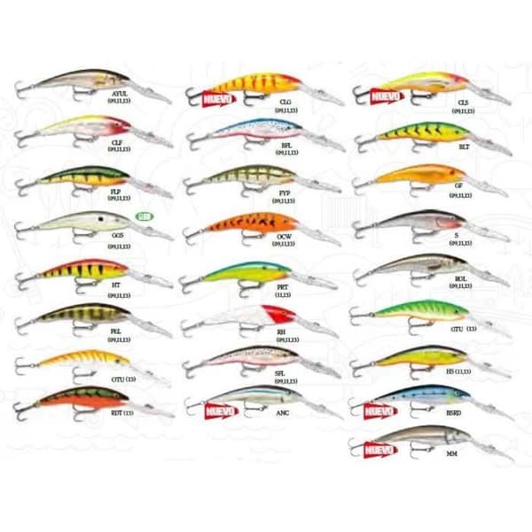 Fiskedrag - RAPALA - Deep Tail Dancer 90mm - Blandad - Predatorfiske