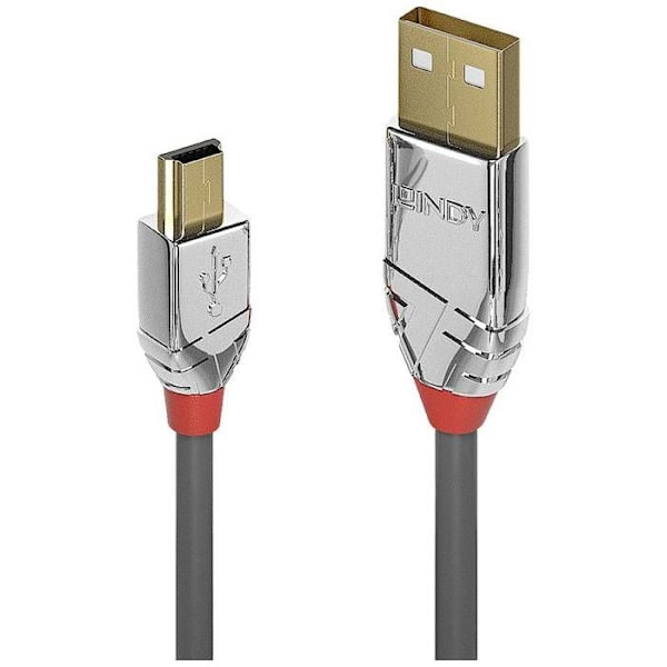 USB 2.0 typ A till Mini-B-kabel - Cromo Line - 7,5 m - Hög prestanda och estetisk