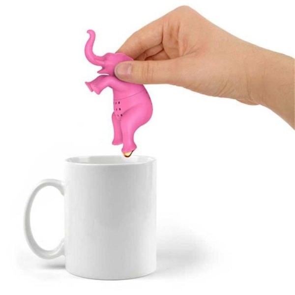 SHOP-STORY - Pink Elephant Infuser - Pink Elephant Ball Filter Tea Infuser Rosa