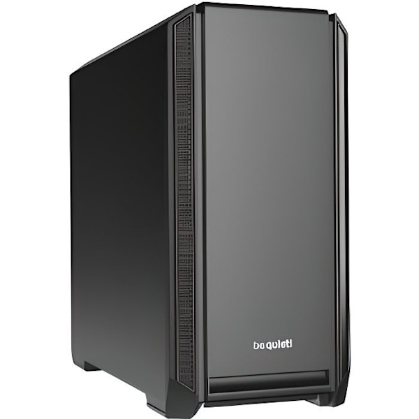 BE quiete PC CASE SILENT BASE 601 - Svart - (BG026) Svart