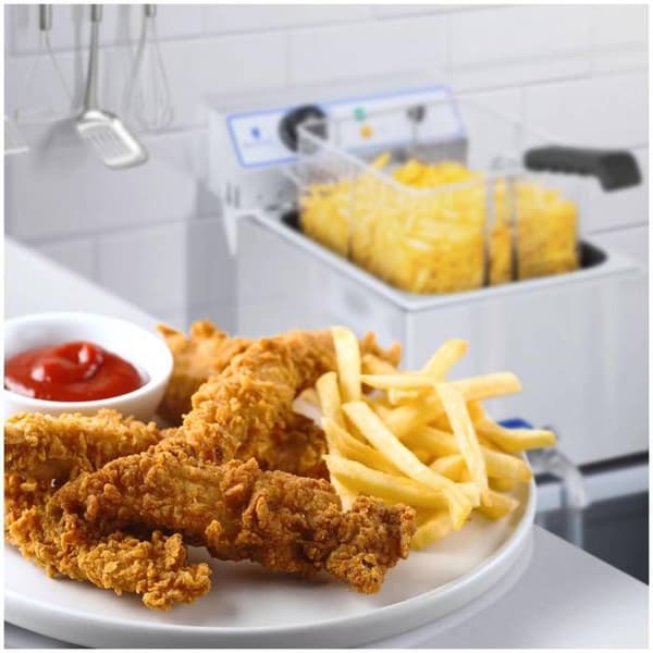 Elektrisk fritös RCEF 15E Silver