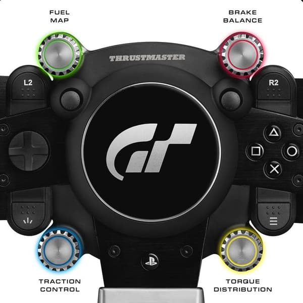 Racing Wheel - THRUSTMASTER - GT Wheel Add-On - Kompatibel med Thrustmaster-baser - Svart Svart