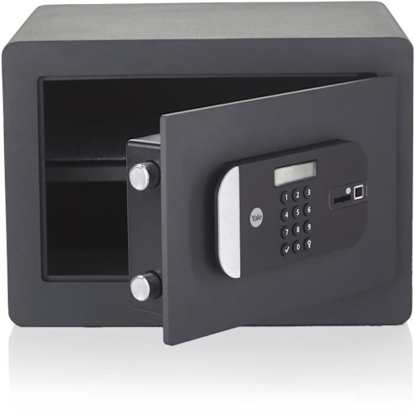 YALE -YSFM/250/EG1 - Biometriskt högsäkerhetsskåp (Certifierad SKG) - hushållsformat H.25 x B.35 x D.30 cm (18 -6 L)