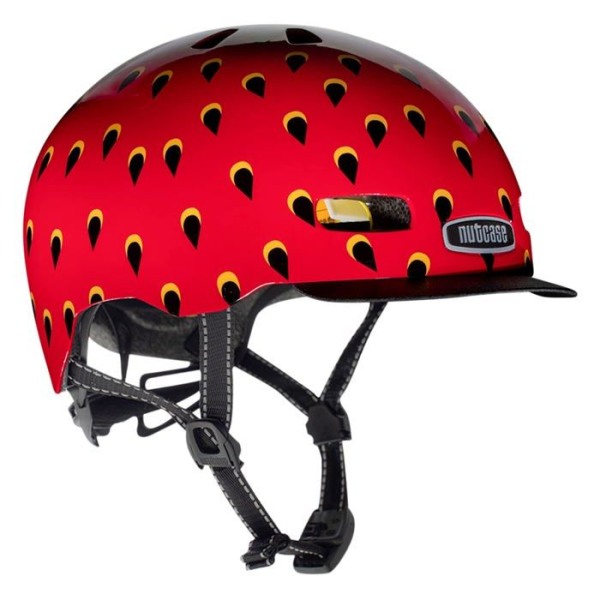 Nutcase Cykelhjälm - 10001 - Little Nutty-X-Small-Very Berry Helmets Ungdom unisex, inte nämnt Mycket Berry XS