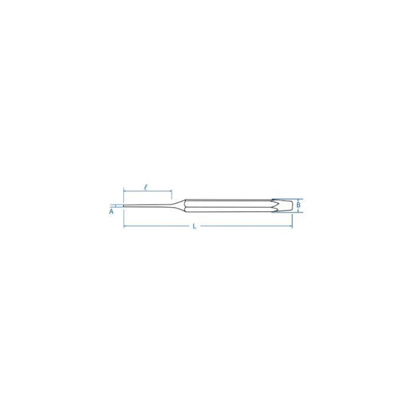 KING TONY 7640305 Chasse-Goupilles Standard, 3 mm