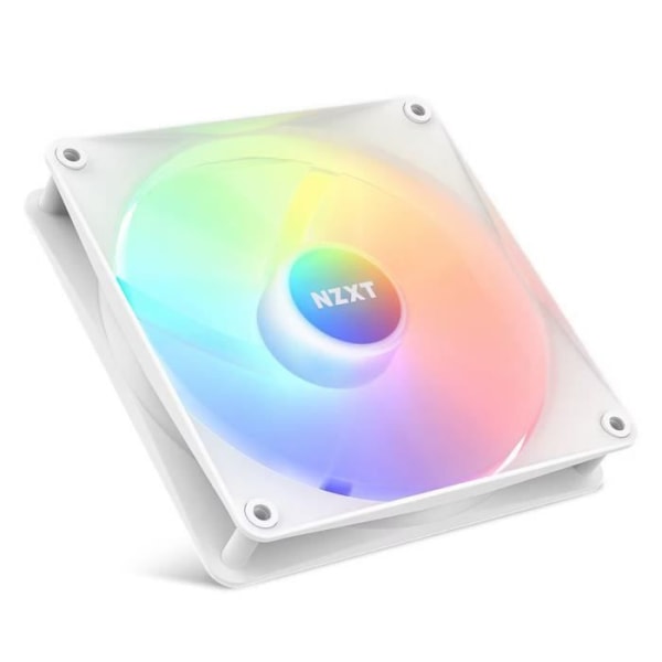 NZXT F140 Core RGB (Vit) - 140 mm RGB PWM-fläkt