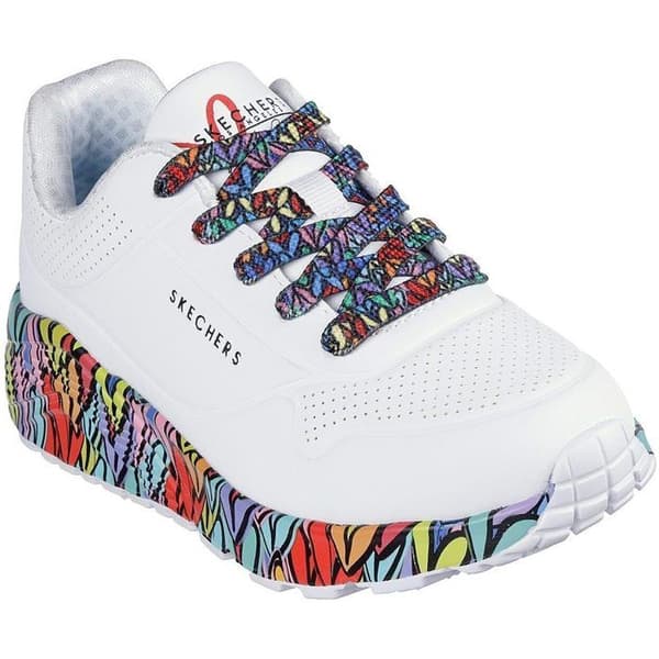 Skechers Uno Lite-subtle Love, Vit, Flicka Vit 33